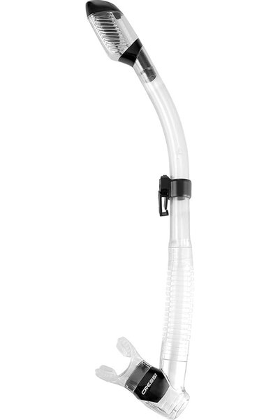 Cressi Supernova Dry Snorkel with Valve and Splash Guard for Snorkeling and F...