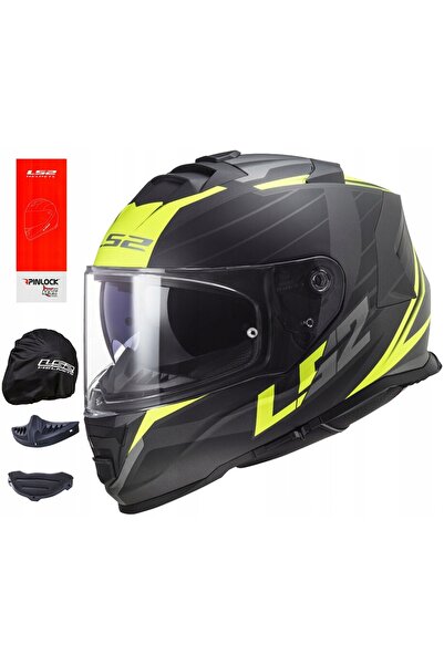 LS2 FF800 Storm II Nerve Blenda KPA XL Cască integrală Negru Galben
