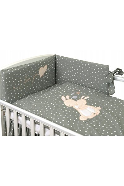 Amy Set de lenjerie de pat ML Iepuraș Gri