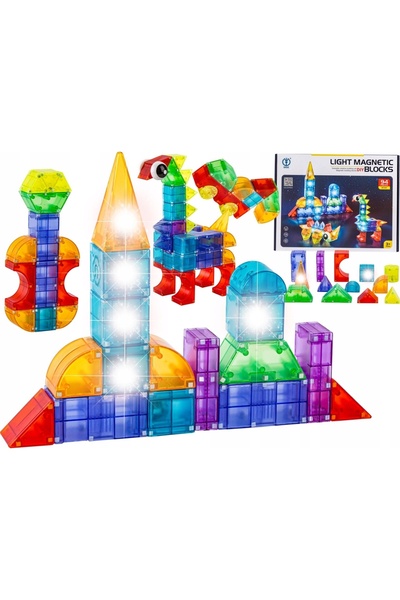 NO BRAND Figurine, blocuri magnetice, de construcție, luminoase