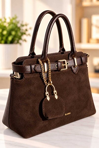 Vona Bags حقيبة يد نسائية أصلية من جلد الغزال، حقيبة كتف ELSKMR