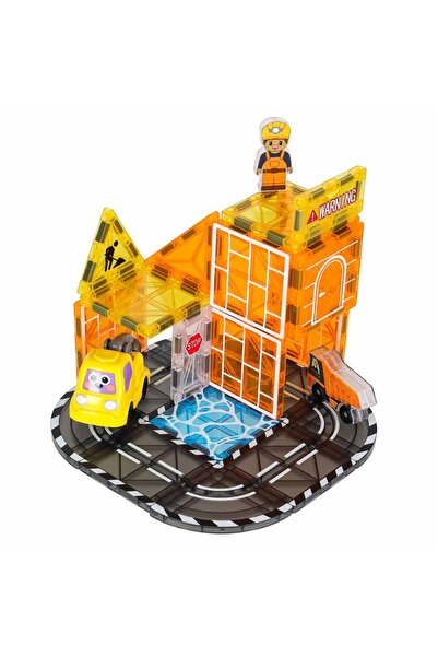 Jokomisiada SET MAGNETIC DE BLOCURI DE CONSTRUCȚIE MAȘINĂ "