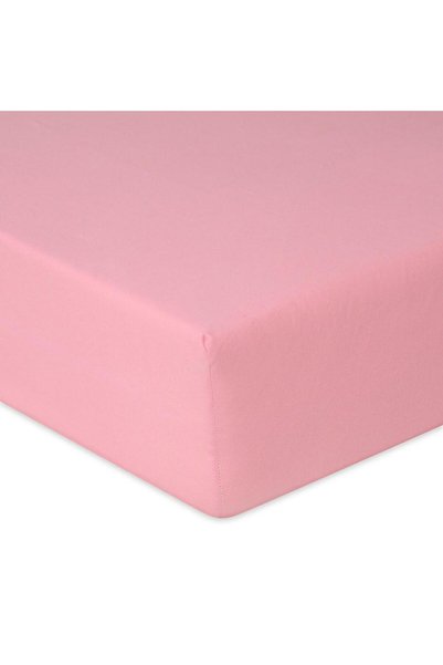 Matex Cearșaf de pat din jerseu cu elastic 90/100x190/200x30 Roz