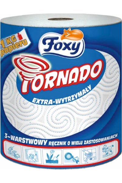 Foxy Tornado prosop de hârtie cu 3 straturi 6 role