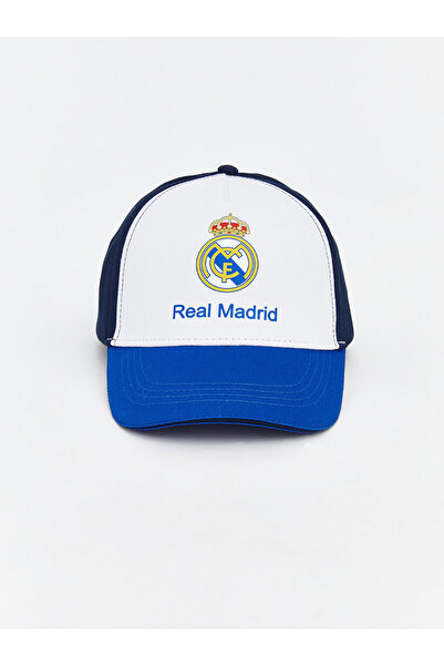 LC Waikiki Nevavm Farkıyla Lcw Accessories White Real Madrid Printed Boy's Ca...