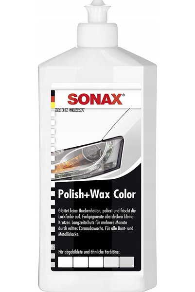 Sonax Culoare Wosk albă 500ml - conferă strălucire și acoperă zgârieturile