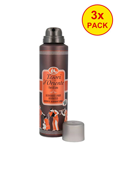 Tesori d'Oriente 3x PACK WOMAN DEO SPRAY LOTUS FL 150ML