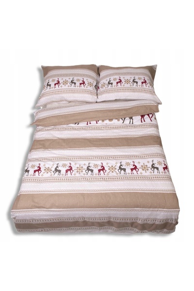 Matex Lenjerie de pat de Crăciun din flanelă 220x200 F88 Reni