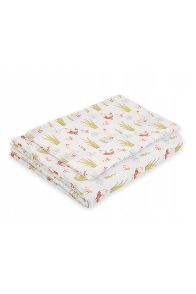 Bobono Set de lenjerie de pat pentru copii cu umplutură 135x100 cm - În țară