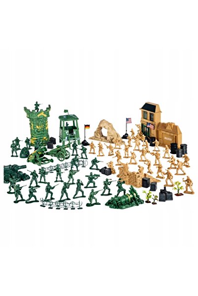 Jokomisiada SET BAZĂ ARMATĂ FIGURINE SOLDATI VEHICULE