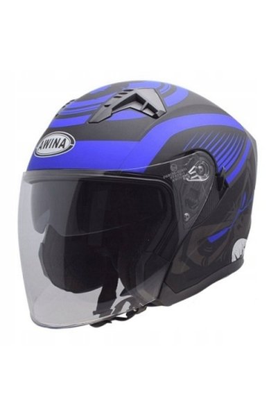 Awina Casca deschisa JK528 XS 53-54 cm Albastru Mat ECE R22-06 Blenda