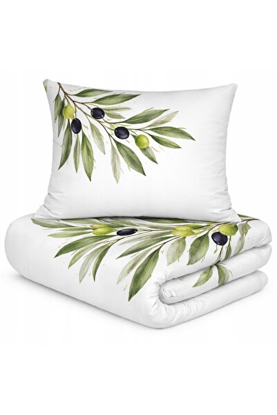 Matex Lenjerie de pat Satin de bumbac PRESTIGE 140x200 Măsline pe fundal deschis