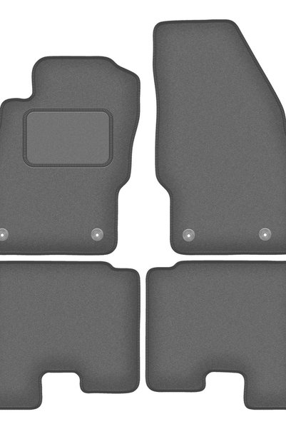 Wielganizator Covorașe auto din velur grafit pentru: Opel Adam hatchback (2012-)