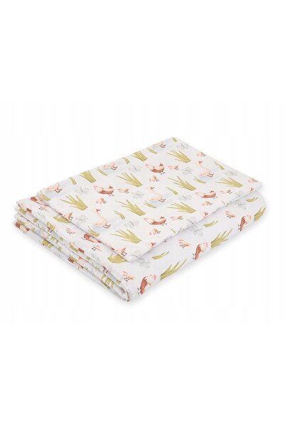 Bobono Set de lenjerie de pat pentru copii cu umplutură 120x90cm - În țară