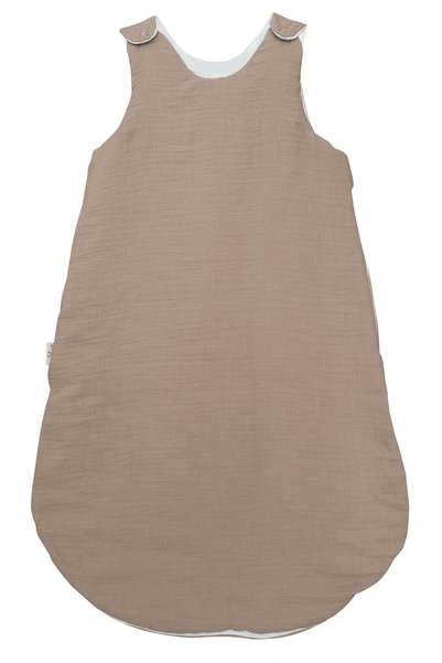 BabyMatex Sac de dormit pentru copii 80cm MUŞLIN SLEEP Bej Taupe