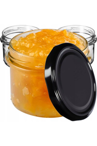 KADAX 50x Borcan 235ml + Capac FI82 Borcan pentru gem