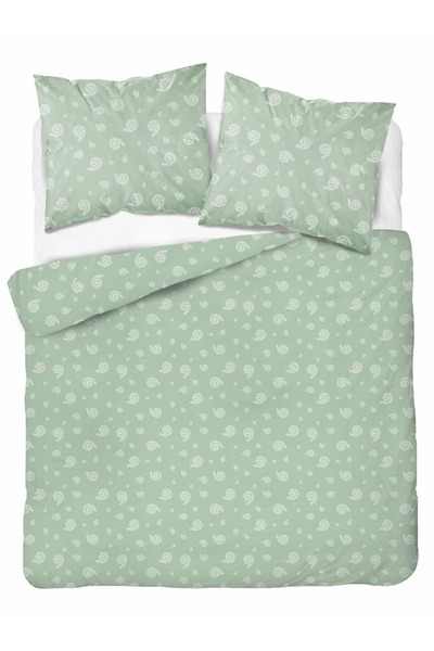 Detexpol Set de lenjerie de pat din flanelă 220x200 Fistic/Verde