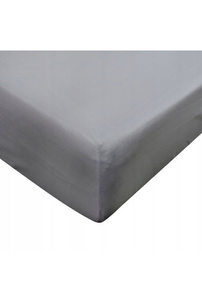 Matex Cearșaf de pat din jerseu cu Lycra 130/140x190/200x30 Gri închis