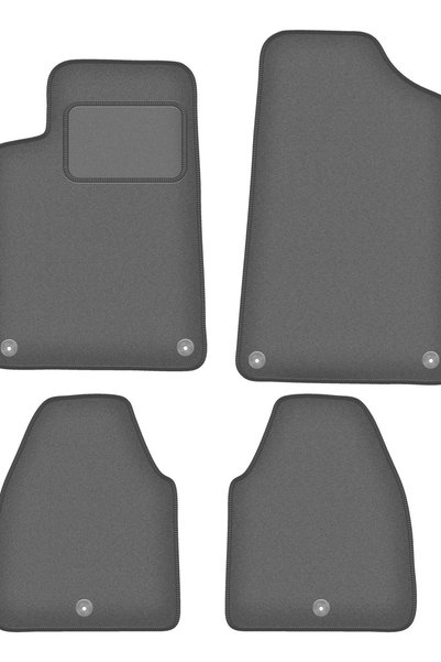 Wielganizator Covorașe auto din velur grafit pentru: Peugeot 607 sedan (1999-...