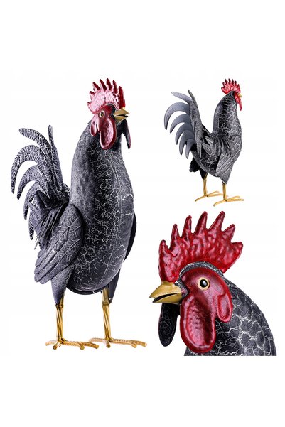 KADAX Figurină de grădină gândac 37 cm, din oțel, ornament decorativ mare