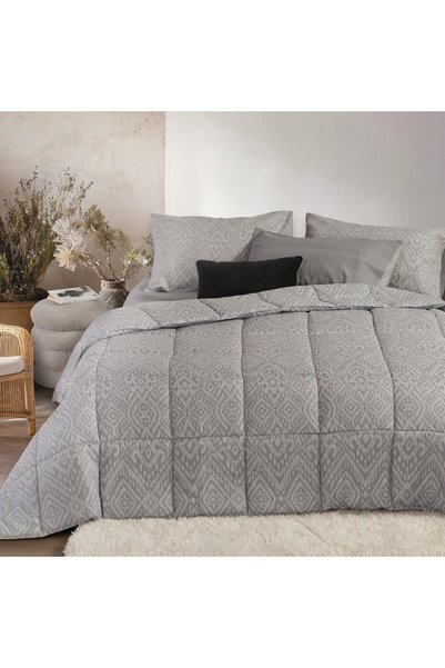 Nef Nef Homeware Nef-Nef Homeware Πάπλωμα Γκρι Όριον, 240 x 220 εκ.