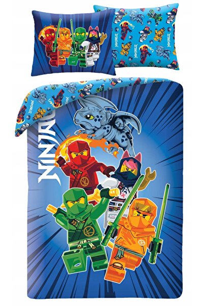 Halantex Lenjerie de pat pentru tineret 140X200 Lego Ninjago Microfibră