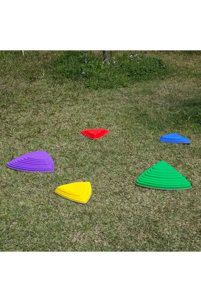 woopie Pietre senzoriale pentru antrenament de echilibru, antiderapante, 5 bu...