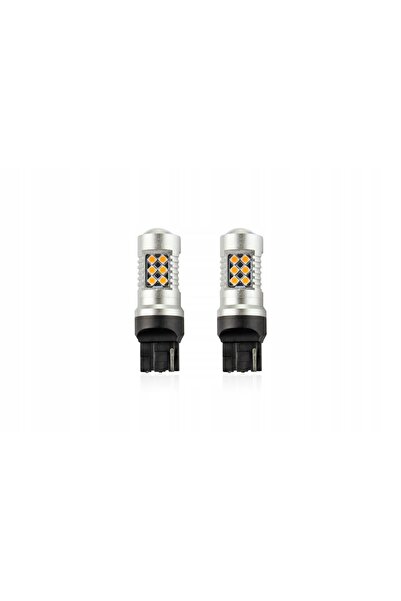 AMIO Becuri LED WY21W 12/24V canbus, portocalii