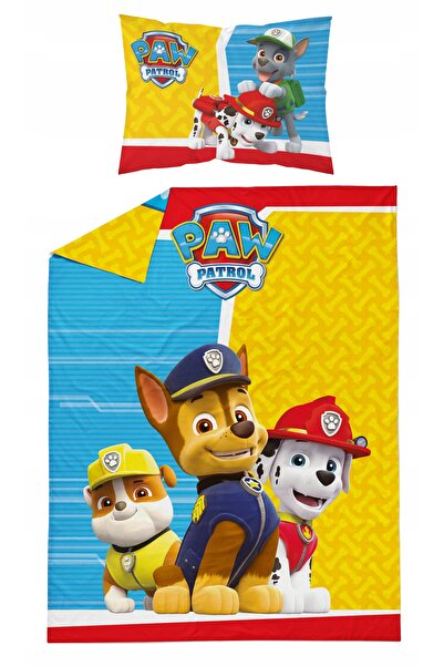 Detexpol Set pătuț 100x135 Plapumă + Lenjerie de pat Cățeluși Paw Patrol