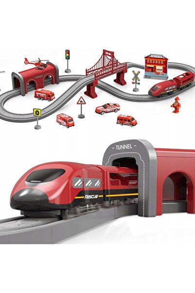 woopie Set Tren electric Pendolino Pompieri 66el.