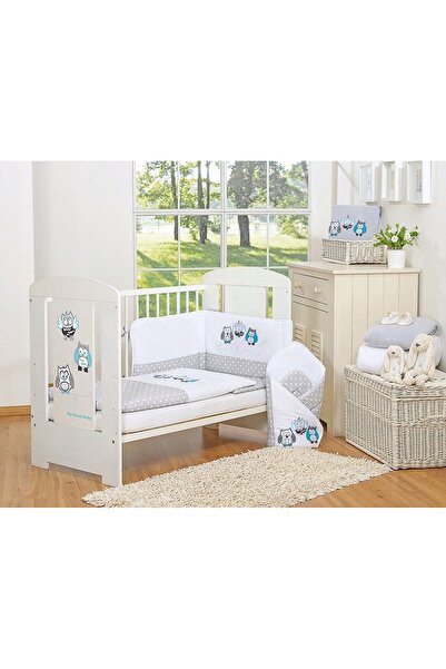 My Sweet Baby Set de lenjerie de pat pentru copii 135x100cm cu protecție 3-cz...