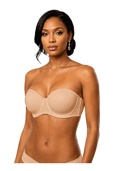 Le Jardin 7030 Women's Strapless Silicone B Cup Bra