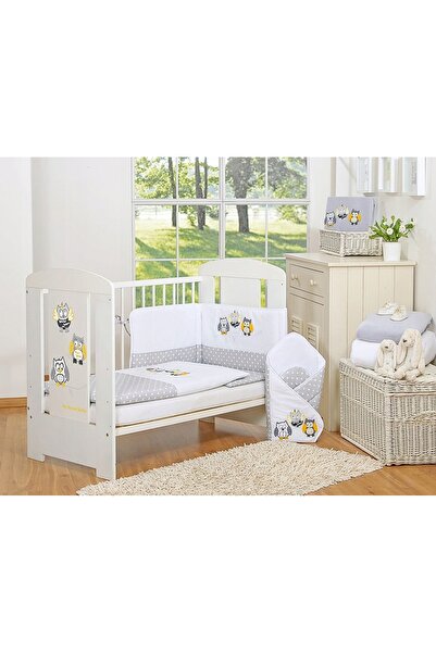 My Sweet Baby Set de lenjerie de pat pentru copii 135x100cm cu protecție 3-cz...