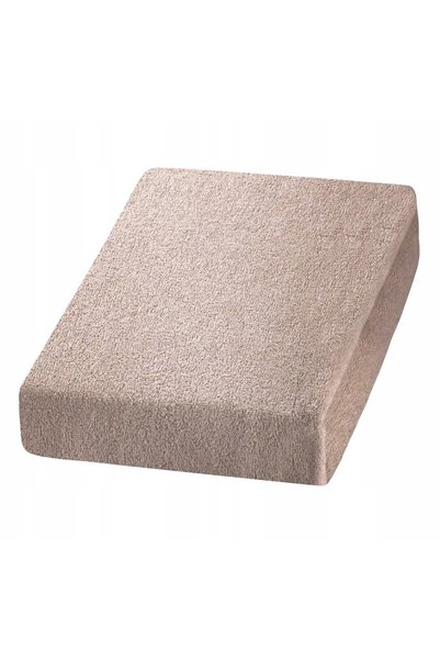 Kamix Cearșaf de pat FROTTE cu elastic 160x200 Bej Cald