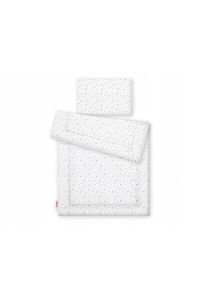 Bobono Set de lenjerie de pat pentru copii cu umplutură 135x100 cm - mini ste...