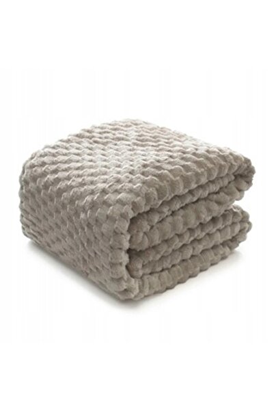 Cotton World Pătură decorativă embosată 150x200 gri deschis