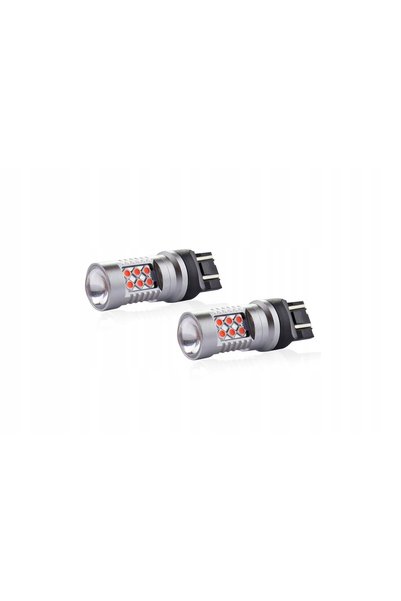AMIO Becuri LED W21/5W T20q 12/24V 24xSMD canbus