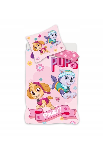 Aptex Set pătuț 100x135 Plapumă + Lenjerie de pat Paw Patrol Bebeluș