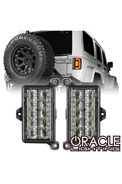 ORACLE Lighting وحدة إضاءة LED ثنائية الوظيفة باللون الكهرماني/الأبيض للمصابي...