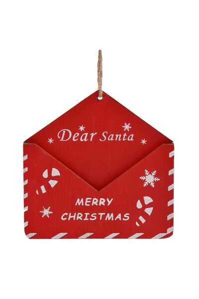 DD SHOP Decoratiune Suspendabila de Craciun Tablita din Lemn Scrisoare lui Mo...