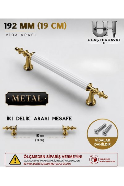 Ulaş Hırdavat Metal Kulp, Lüx Dolap Çekmece Kulpu Kumru Kulp 1 Adet, Mobilya ...