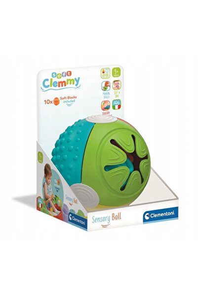 CLEMENTONI Jucărie educativă pentru copii, minge senzorială de 9m cu accesorii