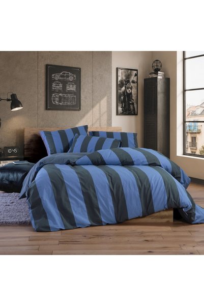 Nef Nef Homeware Nef-Nef Homeware Casual Vertia Ριγέ Βαμβακερό Σετ Παπλωματοθ...