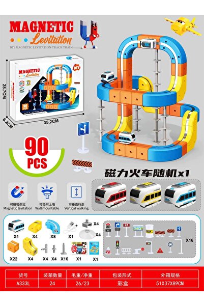 Jokomisiada Tren magnetic colorat