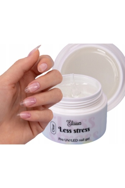 Elisium Gel constructor pentru unghii Less Stress Clear 40 ml