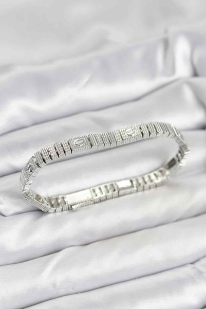 Toptan Bulurum Silver Color Vip Series Bracelet