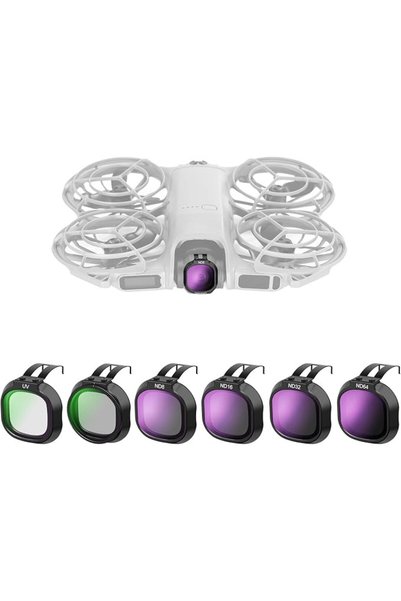 NEEWER مجموعة فلاتر UV + CPL + ND متوافقة مع DJI NEO 2 فقط، 6 قطع من ملحقات ع...