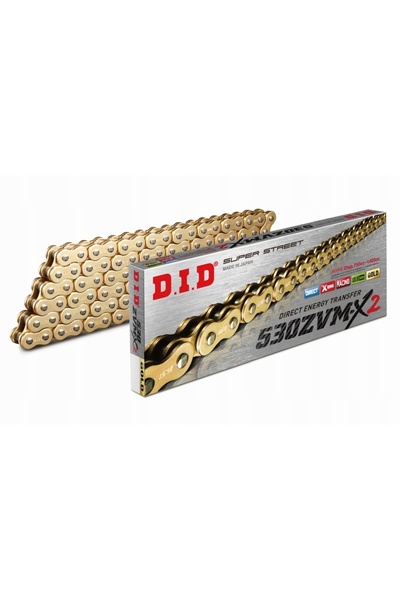 Didopack Lanț DID 50(530)ZVMX2G&G-124, auriu, 124 de zale, X-Ring