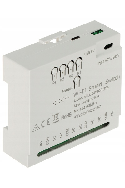 Delta ATLO-SW4C-TUYA Comutator inteligent Wi-Fi, Tuya Smart