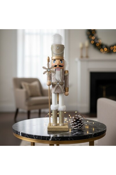Ornament24 Figurina spargator de nuci soldatel din lemn, decoratiune de Craci...